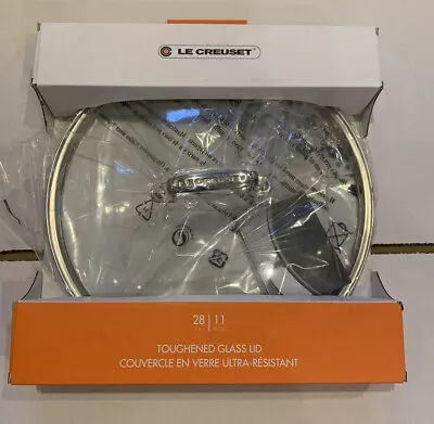 Le Creuset Toughened Lid Transparent 28CM 962008280 (New) • £34.99