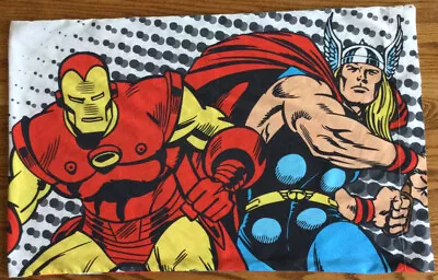 Marvel DC Comics Avengers Pillow Case Hulk Iron Man Captain America Spiderman • $13.99