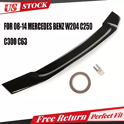 For Mercedes Benz W204 C250 C300 C63 Rt Style 08-14 Rear Trunk Spoiler Wing New • $56