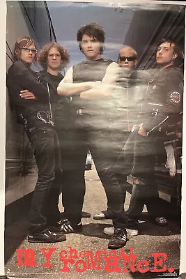 Original Near-Vintage 2005 My Chemical Romance Poster Full Band Very Nice Cond. • $129.42