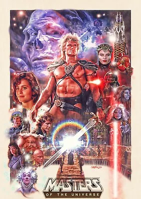 1987 Masters Of The Universe Poster Print 11X17 He Man Skeletor 🍿 • $12.93