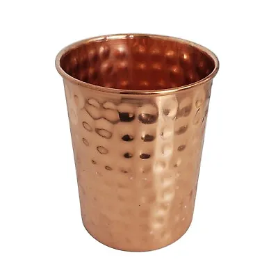 Pure Copper Cup 250ml Tumbler Glass Mug Holistic Health Yoga American Ayurveda • $8