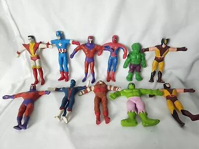 Vintage Marvel Comics X-Men Bend-ems Bendable Figures Just Toys Lot B28 • $42.49