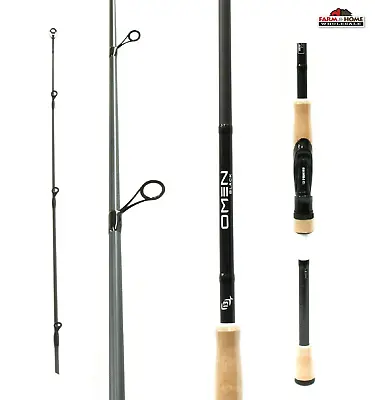 7'1  13 Fishing Omen Black Medium Heavy Spinning Rod ~ New • $130