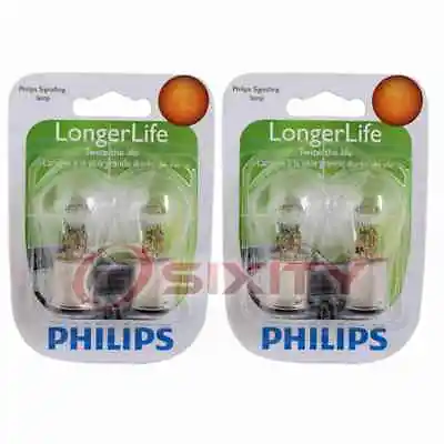 2 Pc Philips Parking Light Bulbs For MG MGB Midget 1969-1979 Electrical Cn • $11.30