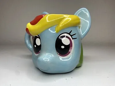 My Little Pony Rainbow Dash Ceramic Sculpted 3D Coffee Tea Cup Mug • $12