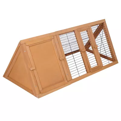 I.Pet Rabbit Hutch Chicken Coop Large Run Wooden Pet Cage Houses Outdoor Coops • $69.95