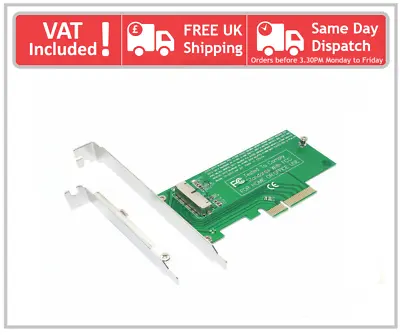 MSATA SSD To PCI-E Express 4X Adapter Card A1466 A1465 A1398 A1502 2013 2015 • £4.20