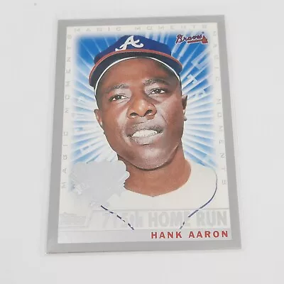 2000 Topps Opening Day  Magic Moments # 106  Hank Aaron  Atlanta  Braves • $1.49