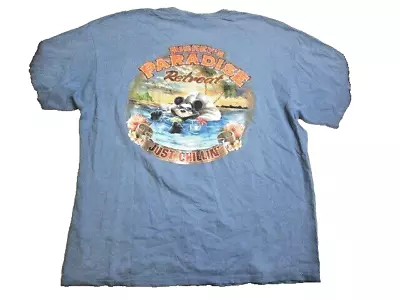 Vintage Disney World Shirt Adult Extra Large Mickey's Paradise Retreat Walt Mens • $13.53