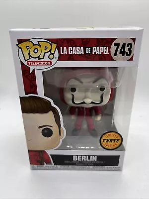 Funko 34498 Pop Casa De Papel Action Figure Chase W/  Mask • $24.99