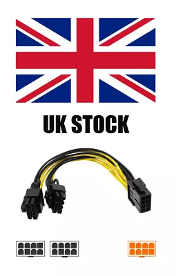 £3.30 • Buy NEW STOCK PCI-E 8 Pin To Dual 6/8pin PCIE PCI Express GPU Power Adapter Splitter