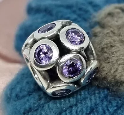 £26 • Buy Genuine Pandora Whimsical Lights Charm Purple  CZ  💕 S925 ALE 
