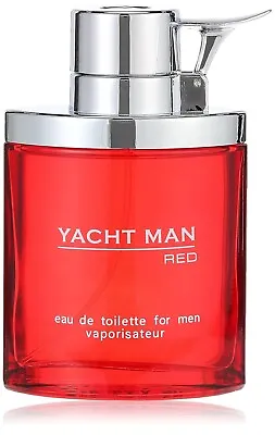 YACHT MAN RED By Myrurgia 3.3 / 3.4 Oz EDT Cologne For Men New In Box • $12.99