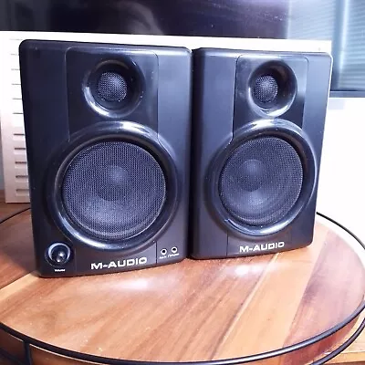 M-Audio Studiophile AV 40 Desktop Reference Speakers Studio Monitors - PAIR • $44.95