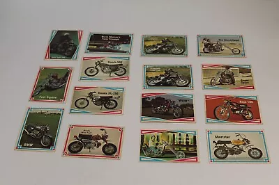 Lot Of 15 Donruss 1972 Motorcycle & Hot Bike  Cards ... As Found !!! • $14.99