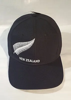 CITY GANG New Zealand  FERN SPORTY BLACK /WHITE PRINTED  Cap ONESIZE  . NEW • £9.99