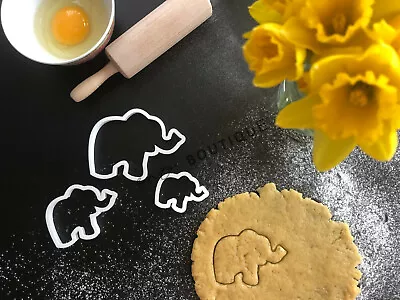 Elephant Cookie Cutter 01 | Fondant Cake Decorating | UK Seller • £10.99