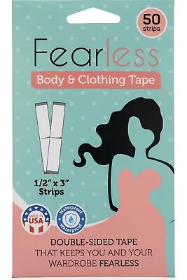 Fearless Tape Double Sided Tape Women Under Garmt For Fashion And Body -50 Count • £8.99