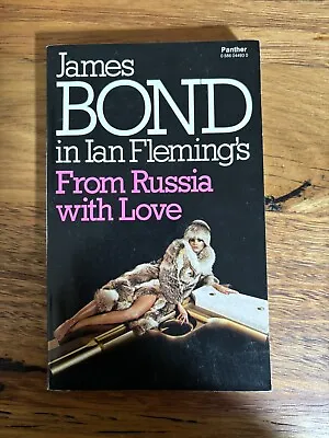 James Bond From Russia With Love By Ian Fleming Paperback Panther 1978 • $47.50