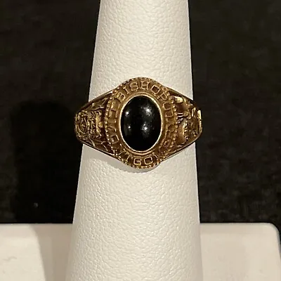$229.95 • Buy 10 Kt Yellow Gold Vintage Class Ring Bishop Montgomery High Josten’s