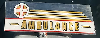 Vintage Ambulance / Funeral Hearse Advertising Sign - Coroner Estate • $149.99