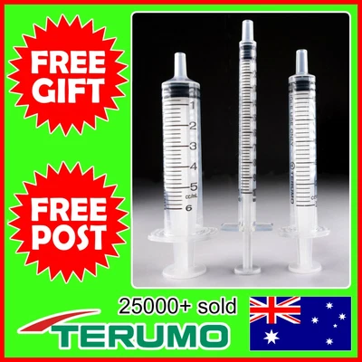 $12.50 • Buy SYRINGES 1ml 3ml 5ml 10ml 20ml 50ml Suits Luer Lock Or Slip Hypodermic Needles