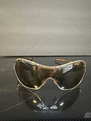 Oakley Deception Polished Gold Frame Sunglasses Frames Only Need New Lenses • $97.49