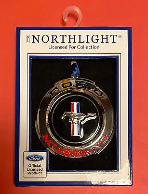 NEW Ford Mustang Emblem Ornament Christmas Hanging Metal • $15.99