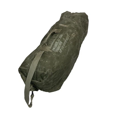 $39.99 • Buy Vintage 1960-70’s OD Green Canvas US Military Duffle Bag