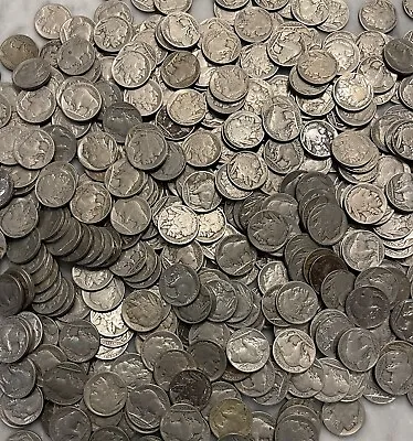 [Lot Of 40] Buffalo Nickels Full Readable Dates - Choose How Many Lots Of 40! • $55.95