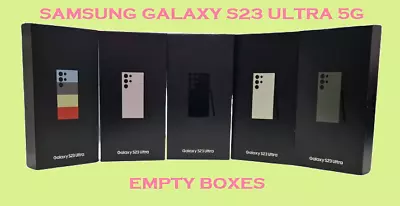 Original Empty Box Samsung Galaxy S23 Ultra 5g - Retail Empty Box • £11.95