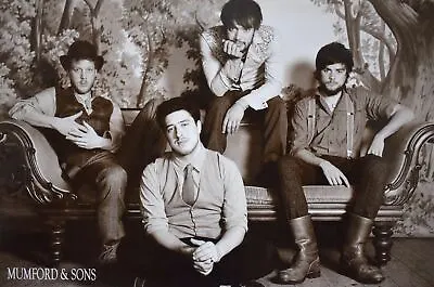 Mumford & Sons In Sepia Poster 24 X 36 • $41.85