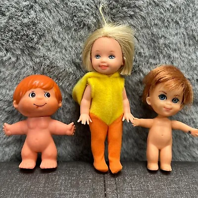 Mattel Small Doll Lot Kelly Little Kiddle & Small Shots Skater Redhead Boy • $49.99