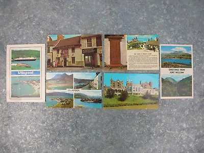 6 Old Scottish - Scotland Postcards – Ullapool Ayr John O’Groats Etc. • £4.99