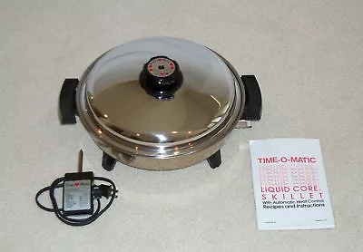 KarenWare / Time-O-Matic 12.5  Oil Core Waterless Electric Skillet By West Bend • $249.99