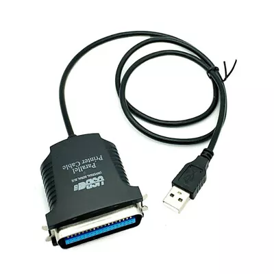 £4.92 • Buy USB To Parallel Printer Cable, 36pin USB Port Adapter Adaptor Cable L#.;