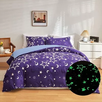 £14.99 • Buy Skull Duvet Cover Bat Skeleton Bedding Boho Moth Gothic Skull Bedding Set DOUBLE