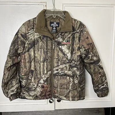 Mossy Oak Break Up Infinity Youth Camouflage Insulated Coat Jacket Size M (8-10) • $18