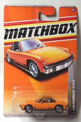 Matchbox VW-Porsche 914-6 VHTF Heritage Classics Card Shows Wear • $13.30