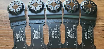 5-pack Starlock Multi Tool Blade Set Fein Bosch Makita Metabo Einhell Milwaukee • £14.39