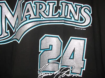 Florida Marlins Cabrera Adult Black Player T-shirt • $10