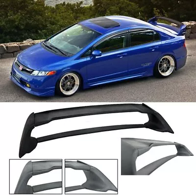 For 2006-2011 Honda Civic Sedan 4 Door Mugen RR ABS Rear Trunk Wing Spoiler 4pcs • $76.44