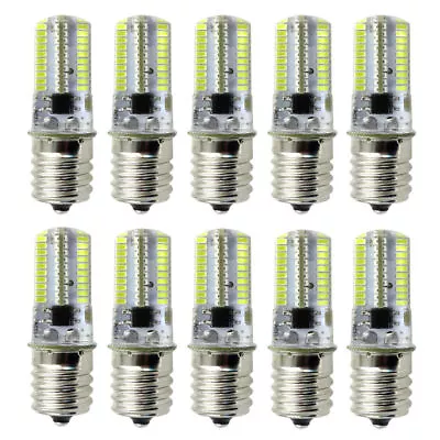 10pcs E17 C9 LED Light Bulb 3W 80Led Microwave Bulb 110V 120V White 6500K Lamp H • $17.85