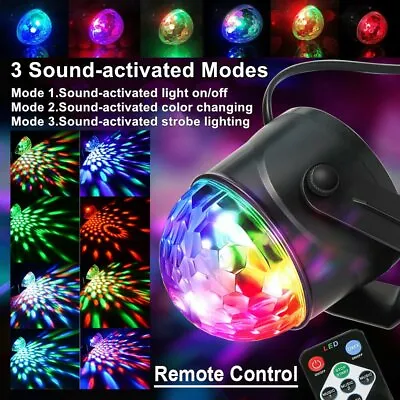10W Party Magic Ball Light LED DJ Club Stage Lights Party Disco RGB Rotating • £8.99