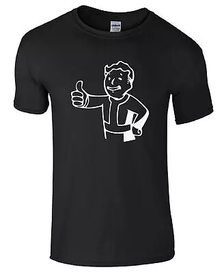 Vault Boy Thumbs Up Fallout Inspired  Unisex Kids/adults Top T-shirt • £11.99