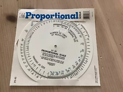 Vintage C-Thru Proportional Scale PS-80 New On Card Made In USA • $5.75