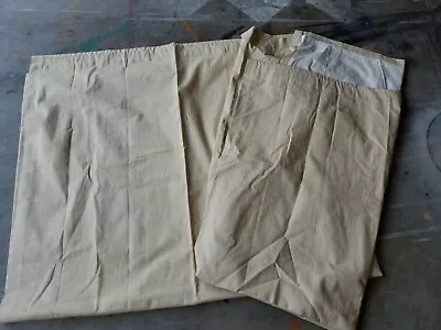 Restoration Hardware  Textured Cotton - Yellow  Lined Panels 50 X 84 - 2 Panels • $89.99