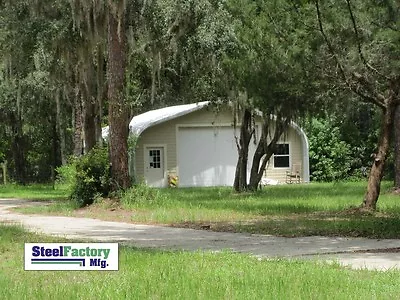 Steel Factory Residential Carport P30x45x15 Pitched Roof ATV Cover Building Kit • $11949