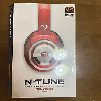 Monster N-TUNE Headphones. (New) (Candy Apple Red) • $15